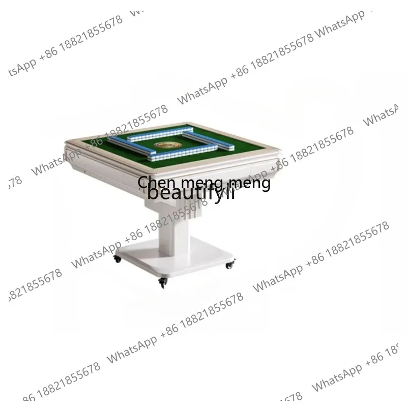ss 26 Mahjong Machine Household Automatic Mute Folding Electric Roller Coaster Mahjong Table Dining Table Dual-Use furniture