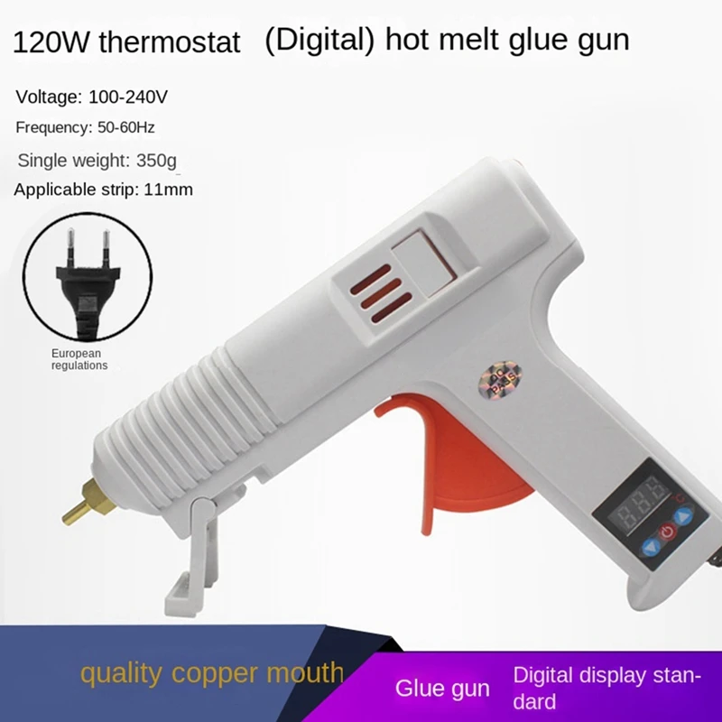 EU Plug Hot Glue Gun Hot Melt Glue Gun For Car Dent Puller For Heating Craft Repair Tools Temperature Adjustable