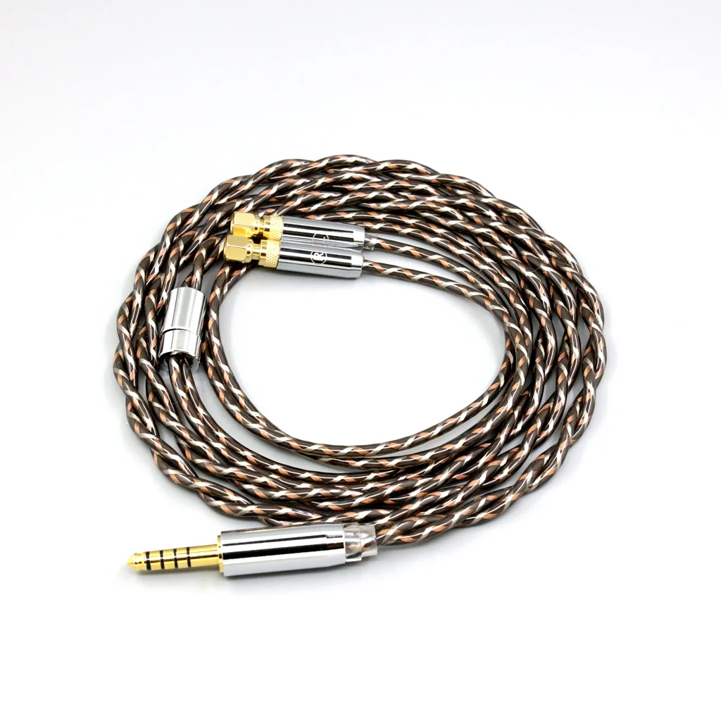 

TypeX 25AWG Litz Shielding 7n OCC Earphone Cable For HiFiMan HE400 HE5 HE6 HE300 HE4 HE500 HE6 Headphone 8895