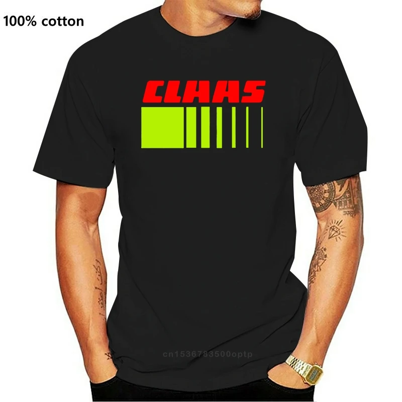 Camiseta con LOGO CLAAS UNISEX, ropa para S-3XL, TRACTOR, aficionado a la agricultura, cosechadora DRI