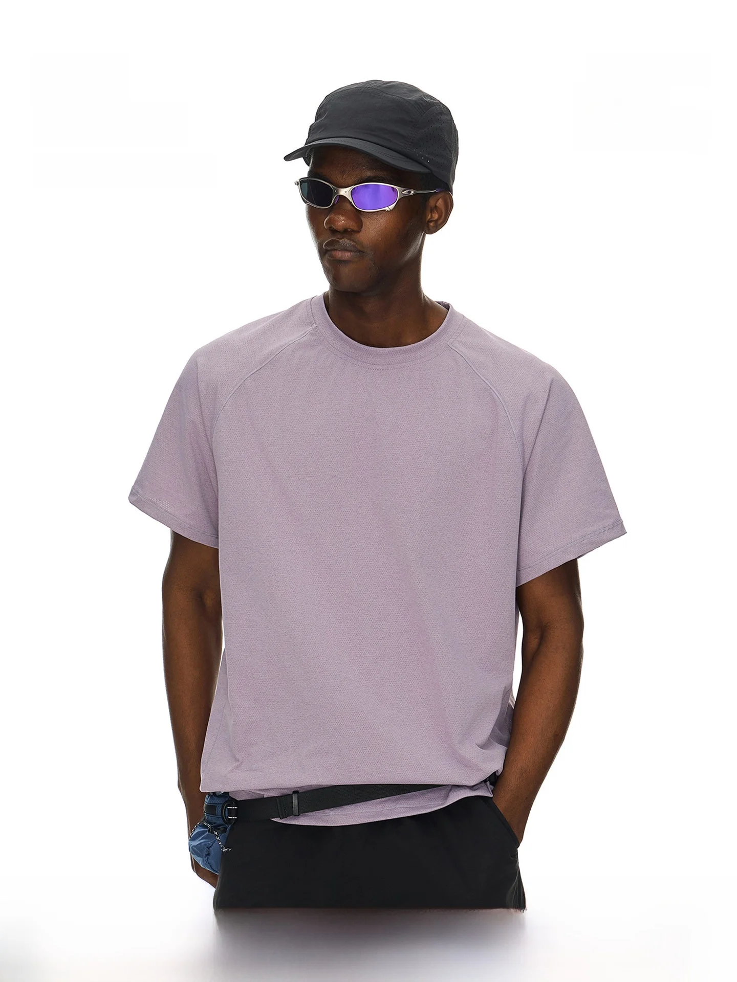 

ARTANNIE Men's Quick Dry T-Shirt Breathable Moisture Wicking Loose Fit round Neck Short Sleeve Summer Outdoor Sportswear