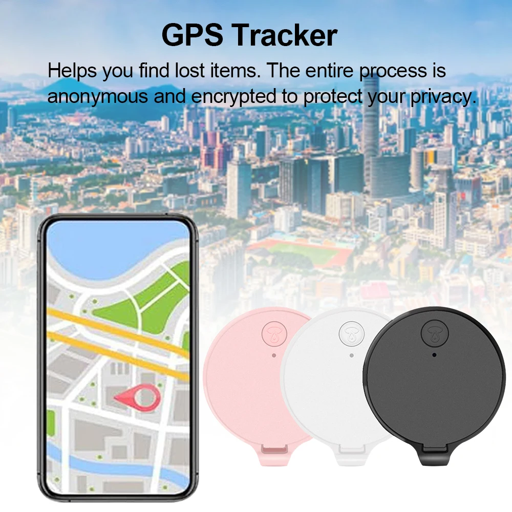 Car GPS Tracker Long Distance Mini Global Positioning Anti-lost Key Finder Locator Smart Dog Pets Wallet For iOS Find My App