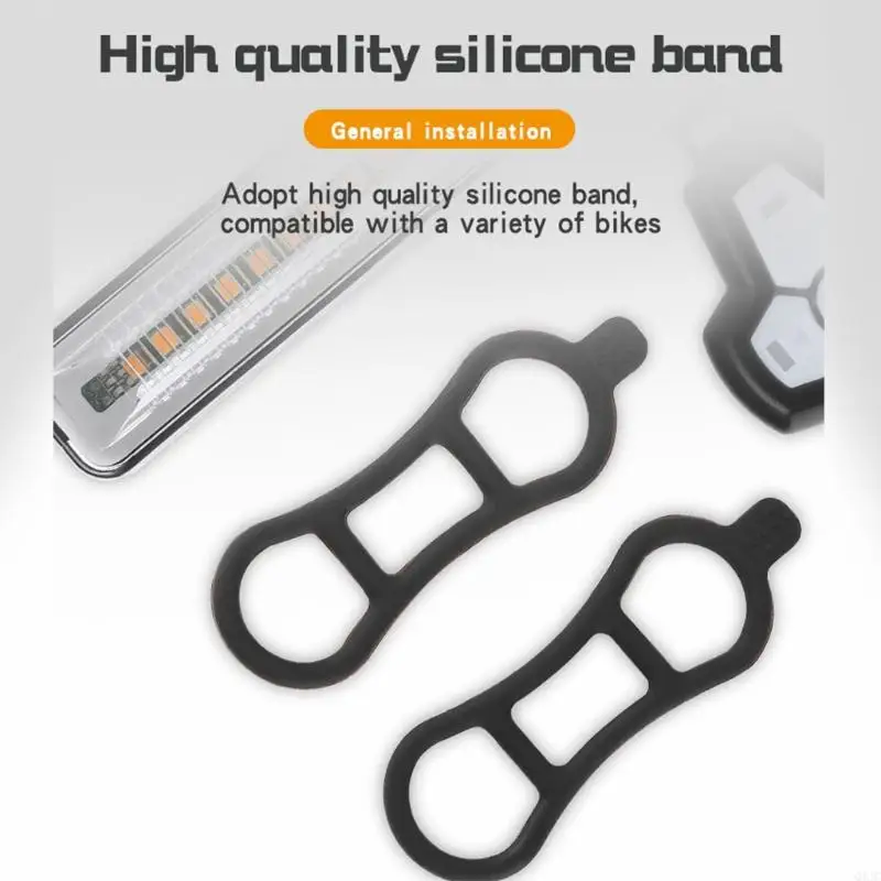 Q1JC LED LED Bike Tail Light, Luce per biciclette posteriore per sicurezza del ciclismo notturno e diurna