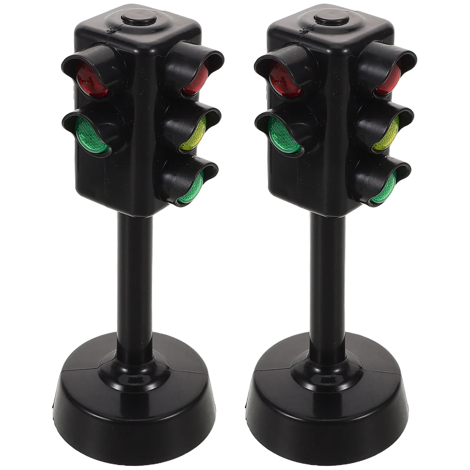 

5Pcs Kids Traffic Light Interactive Signal Learning Playset Realistic Sound Lights Early Education Road Safety