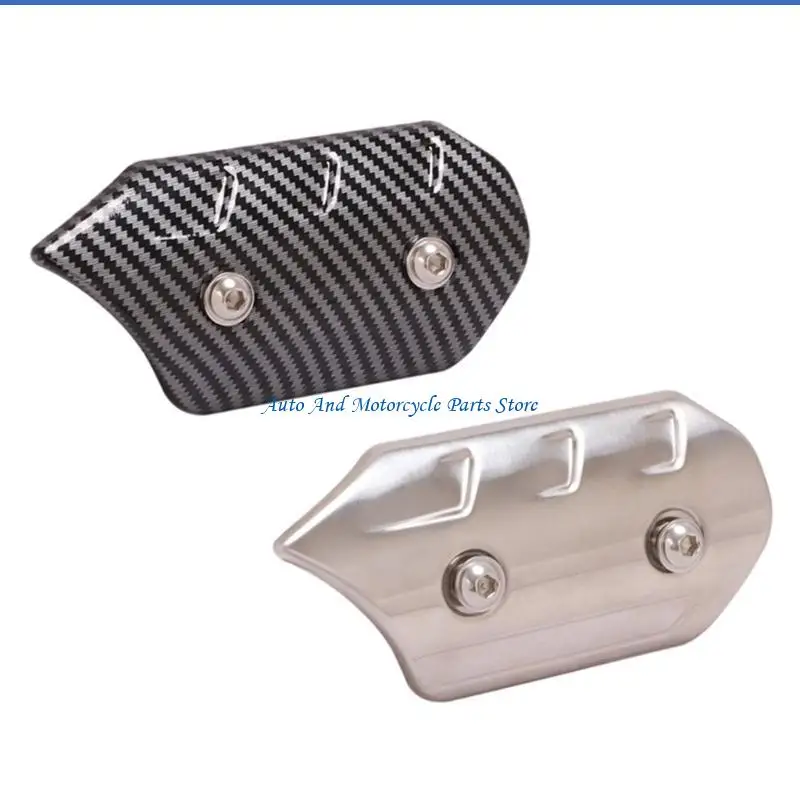 P9FD Motorrad-Auspuff-Schalldämpfer-Schutz, Escape-Hitzeschild-Abdeckung, schützt vor Verbrühungen, Motorrad-Modifikation – Detail 10