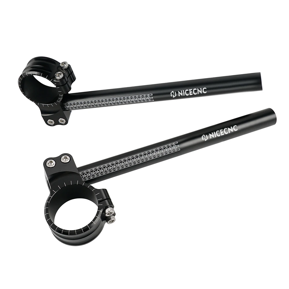 7 Grad Clip-Ons 50 mm Gabeln Lenker für Kawasaki Ninaja ZX-6R ZX-10R Suzuki GSXR600 GSXR750 GSXR1000 Yamaha YZF-R1 YZF-R6 – Detail 4