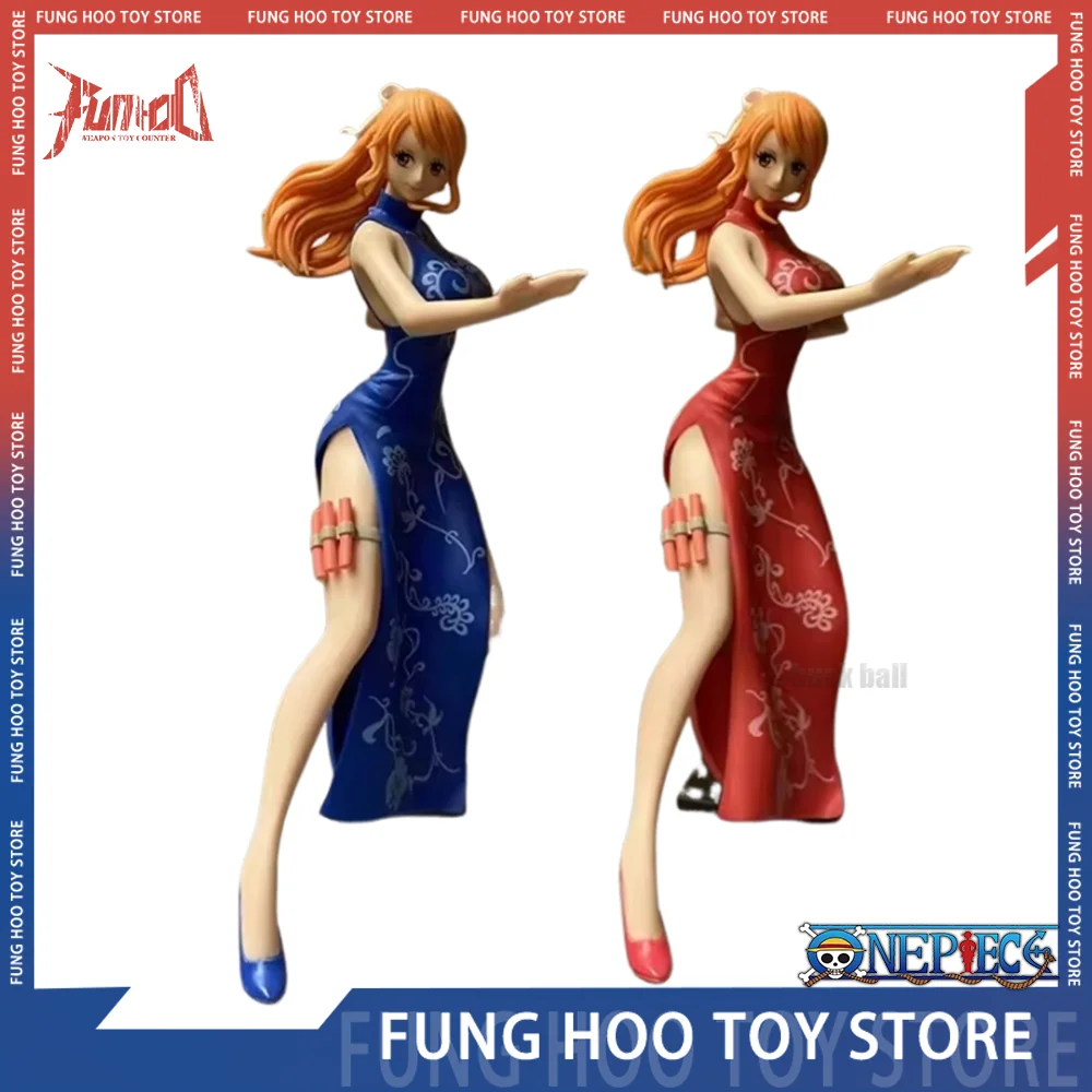 

One Piece Figure Nami Figures Cheongsam Nami Anime Figure Sexy Girl Pvc Models Collectible Toys Doll Ornament Boy Birthday Gifts