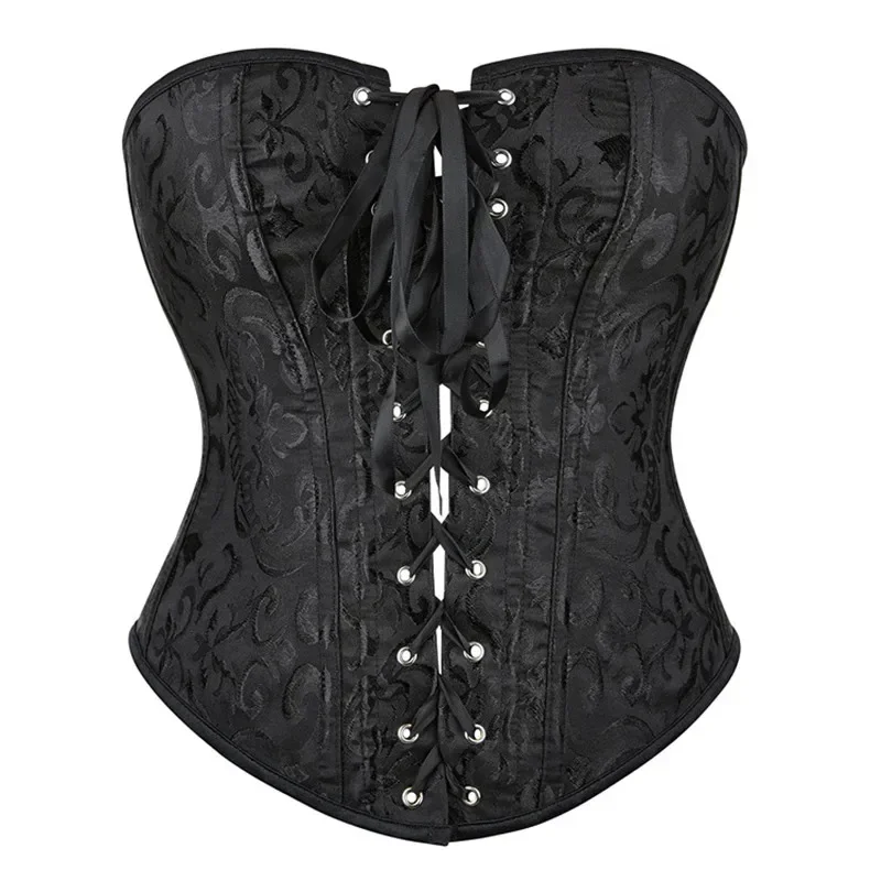 Sexy Gothic Corset Crop Top Women Sexy Bustier