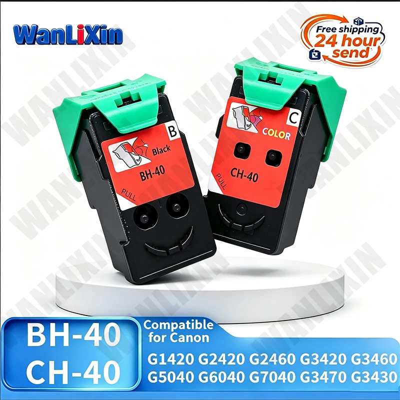 BH40 CH40 BH-40 CH-40 Print Head Compatible for Canon PIXMA G5040 G6040 G7040 G3470 G3430 G1420 G2420 G2460 G3420 G3460 Printer