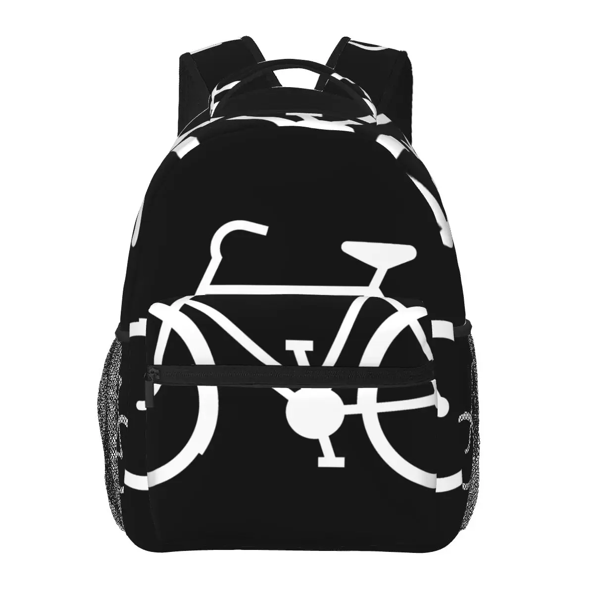 

Bike Silhouette Casual Backpack Unisex Students Leisure Travel Computer Backpack