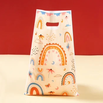 Bolsa de regalos de arcoíris bohemio, bolsas de dulces, decoración para fiesta de boda, suministros de cumpleaños para fiesta al aire libre, bolsas de regalo para decoración de Baby Shower para niñas