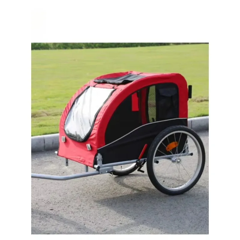 Heavy Duty Enclosed Metal Bicycle Pet Strollers