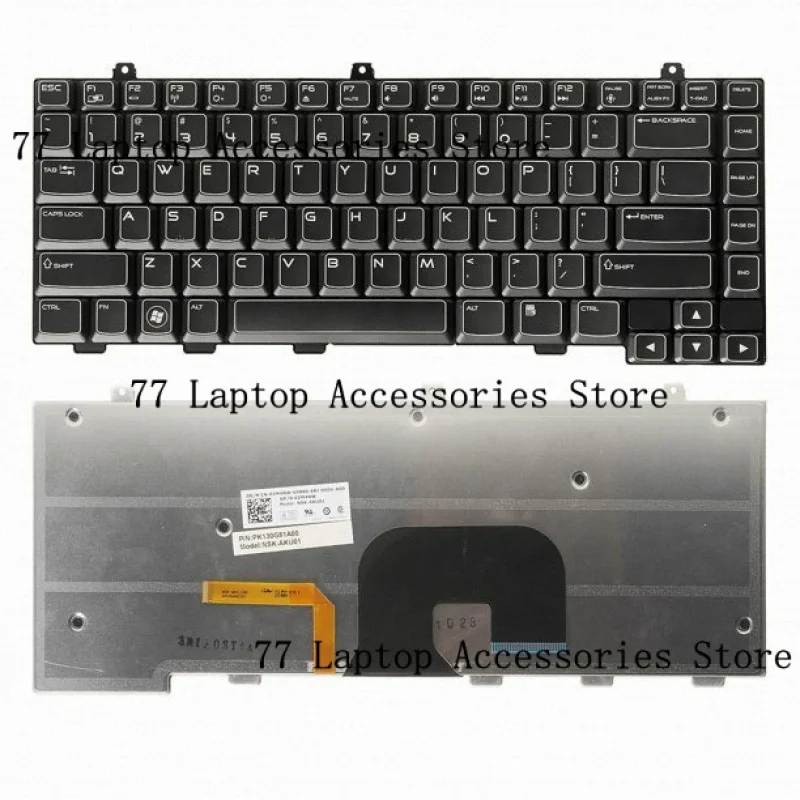 

2M4NW FOR DELL Alienware M14X R2 PK130ML1A00 Laptop US Keyboard Backlight