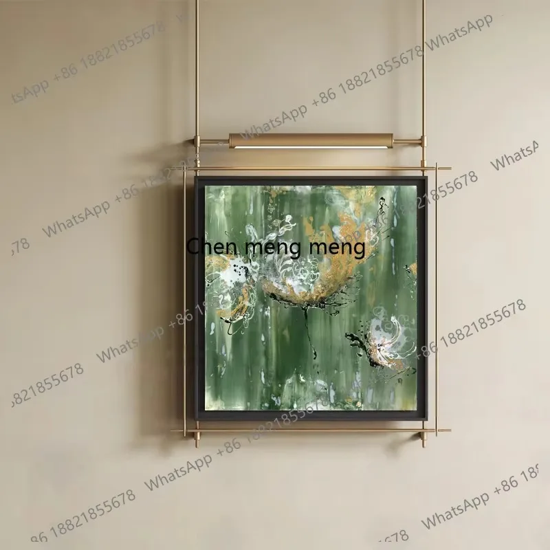 F181 Hotel B & B Catering Entrance Light Luxury Wall Ancient Style Metal Rod Decorative Atmosphere Painting