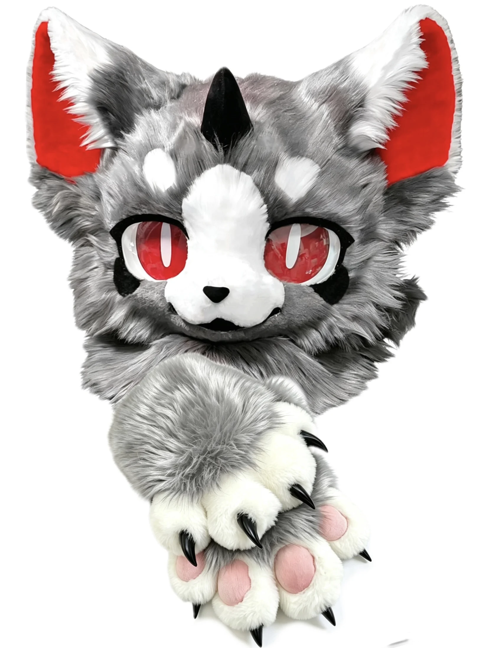 Plush fur suit role-playing - Husky, Wolf, Cat, Fox - Customized - Halloween, Birthday, Anime, Mascot