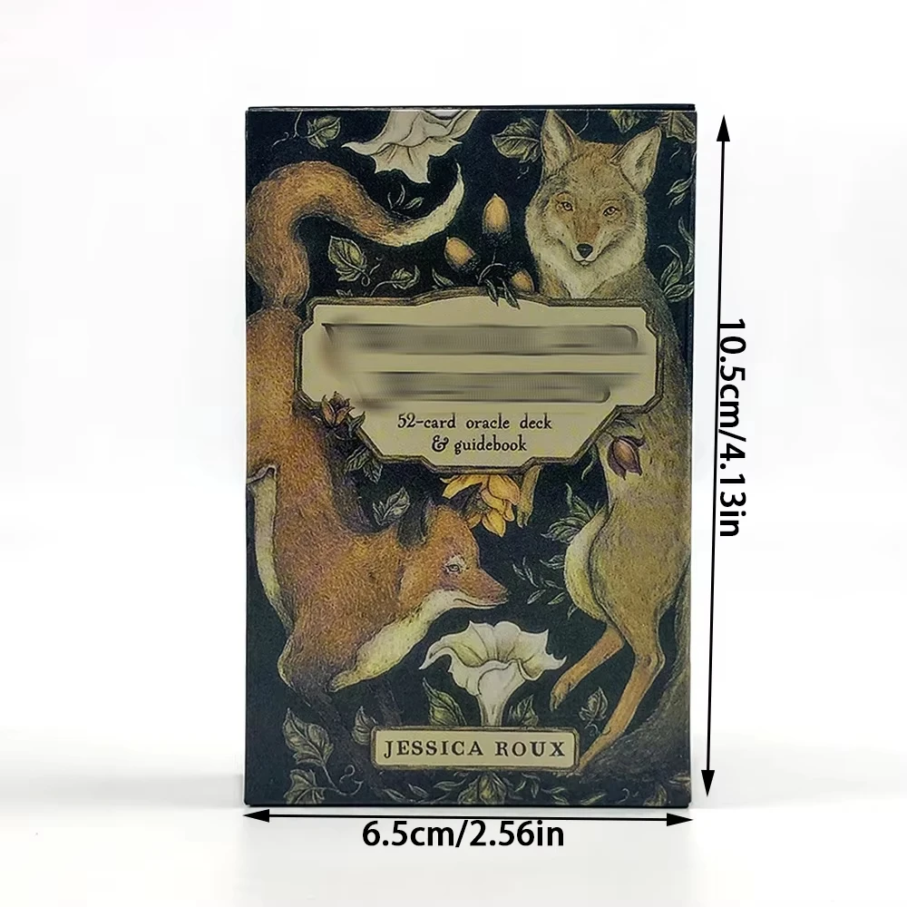 52 بطاقة أوراكل جديدة لخزائن الغابات وألعاب بطاقات أوراكل كاملة من لعبة التارو لحفلات الأصدقاء الإنجليزية #6