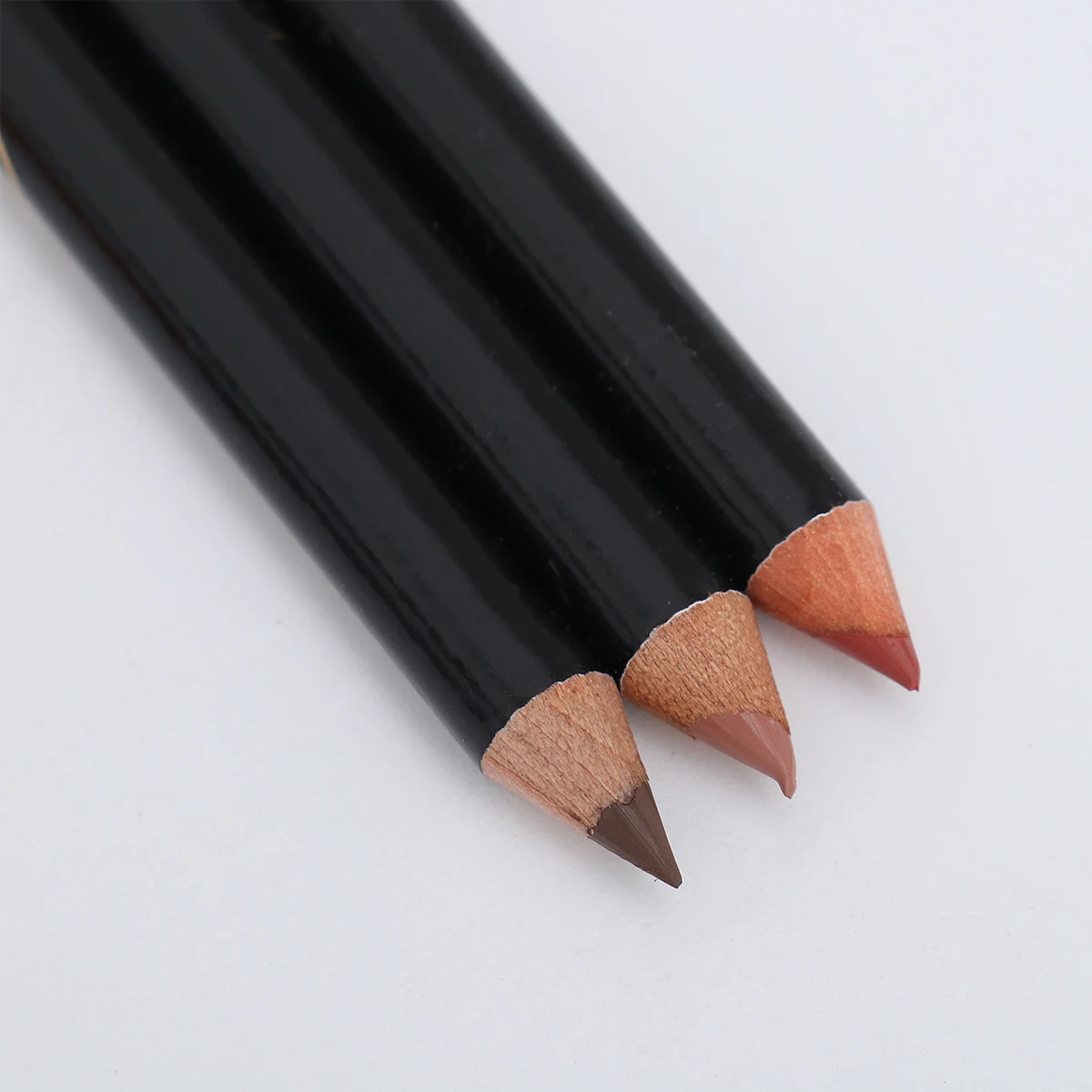 Lápiz delineador de labios mate suave, resistente al agua, de larga duración, definidor de labios, para un rendimiento preciso y efecto carnoso, 3 uds.