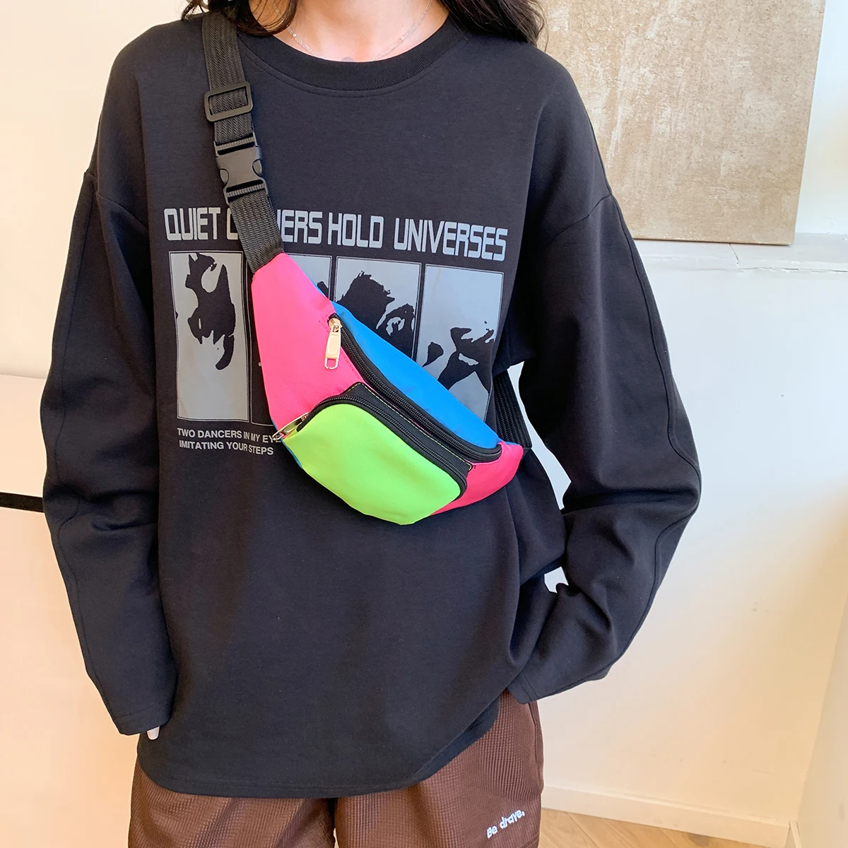 حقيبة الخصر المحمولة فاني الخصر حزم النساء الرجال الرياضة في الهواء الطلق الترفيه الجري مكافحة سرقة رقيقة جدا حقيبة الخصر غير مرئية