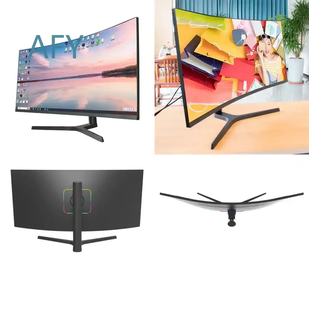 Monitor Curvo para Juegos 4K de 32/34 Pulgadas, Tiempo de Respuesta de 1ms, Pantalla LCD para PC, Monitor para Gamers, Computadoras de Escritorio, ASUS, Dell, HP, Paga un Depósito