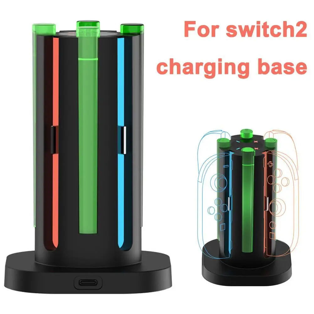 

Charging Dock For Nintendo 2(2025) For Joy-Con 2, Dual-Direction Magnetic Fast Controller Charger Station for Switch 2