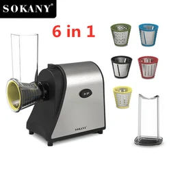 Portable Electric Mixer Blender Shredder 6 In 1 Vegertable Cutter Food Processor Chopper Machine 1000W Potato Slicer Kitchen 믹서기