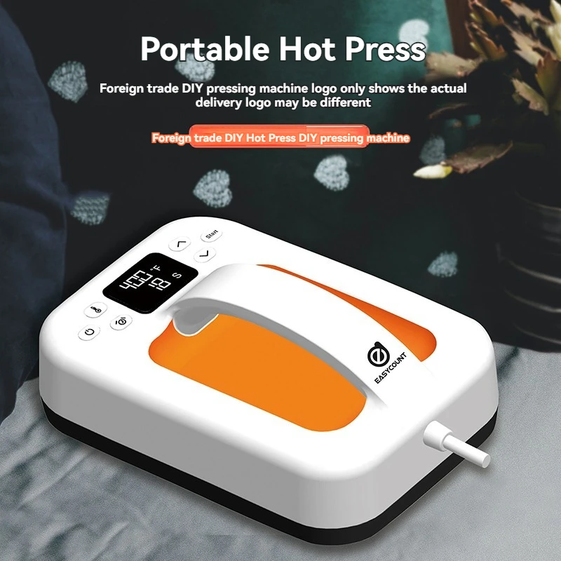 

New hand-held small heat press portable digital press heat press machine heat transfer image and label