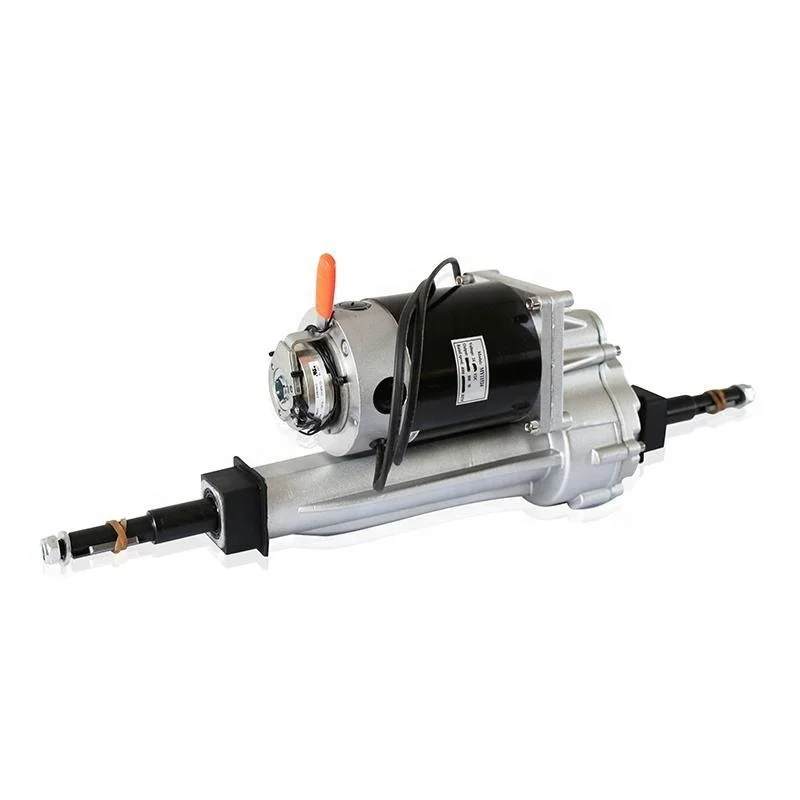 Modern design 1000W Material handling tools mower transaxle double rear axle tricycle electric trolley axle