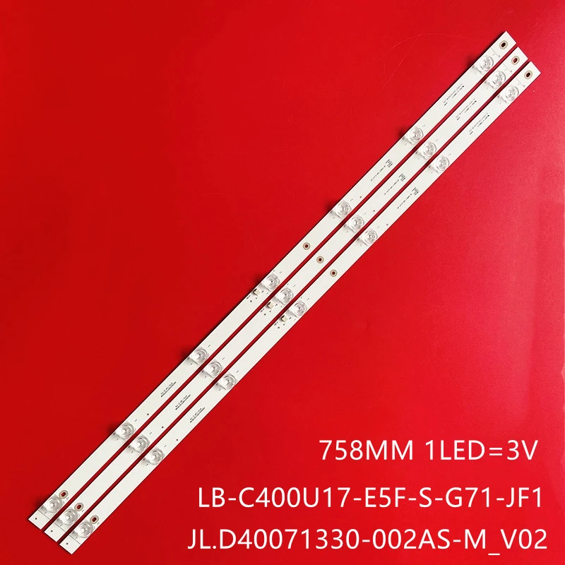 Led Backlight Strip Voor Bbk 40lem-1051 LB-C400F17-E60-S-G11-JF2 JL.D40071330-002AS-M_V01 Fusion FLTV-40C100T, FLTV-40C110T