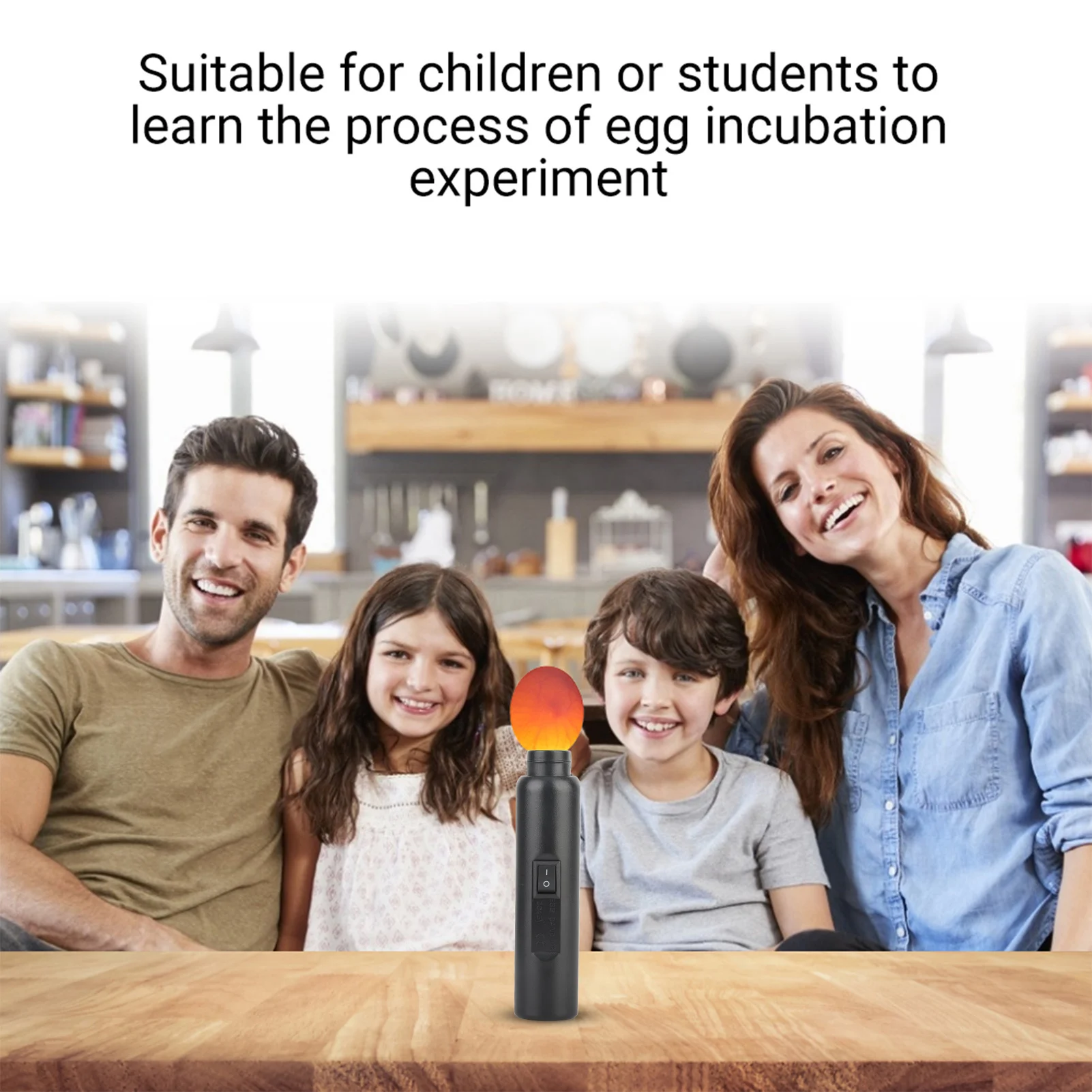 LED Light Egg Candler Tester Auto Mini Lighting Incubator For Experiment Exclusive LED Light Egg Tester Auto Light Egg Incubator