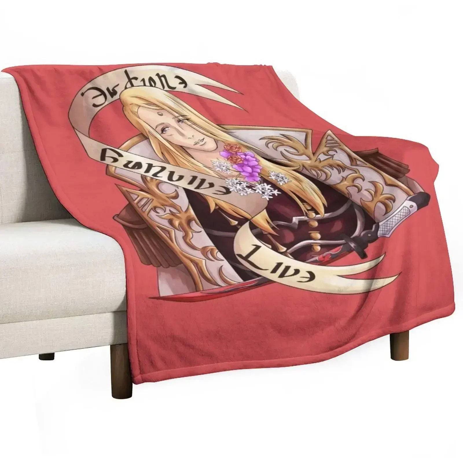 Endure. Survive. Live. Throw Blanket wednesday Camping Sofa Throw Blankets