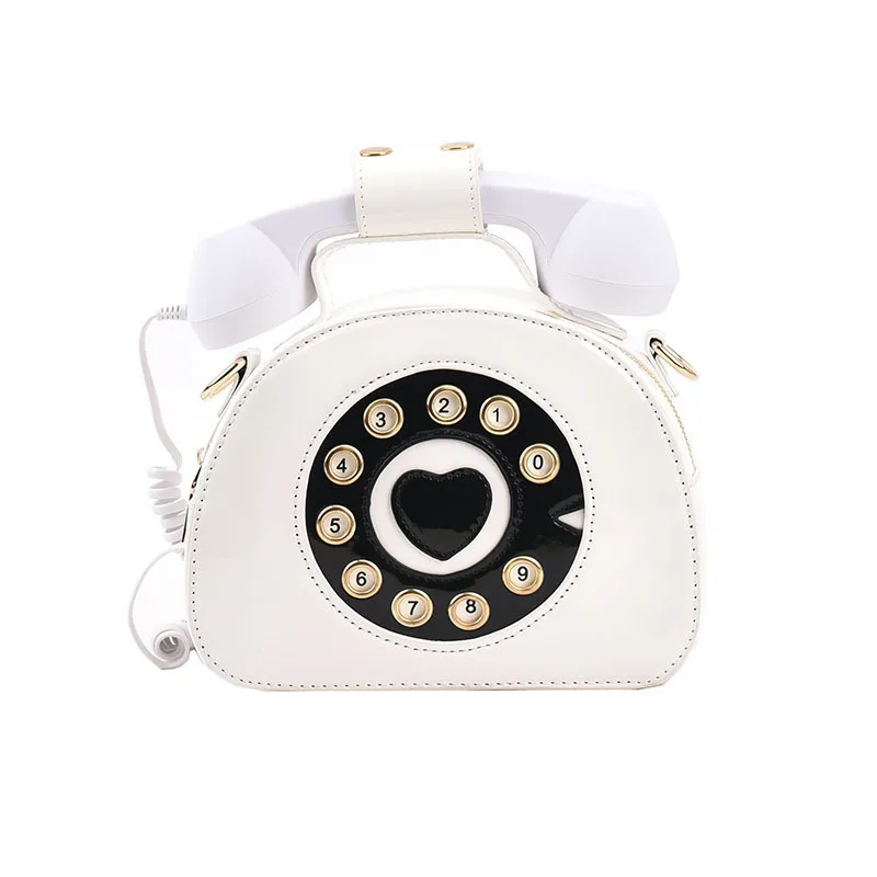 KK   2024 New best-selling Barbie fan analog digital phone with quirky personality handbag and women's crossbody bag