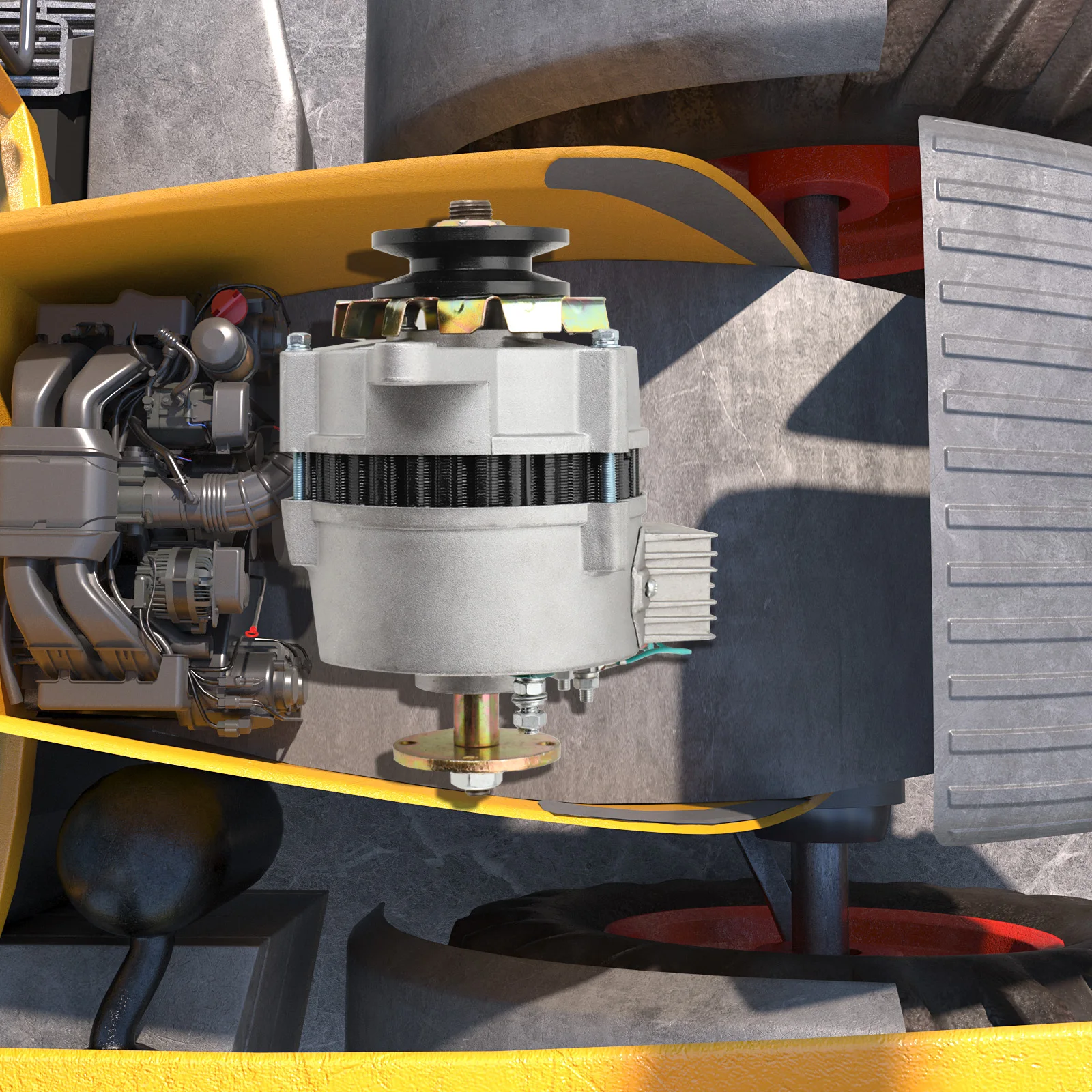 14V 1500W Permanent Magnet Synchronous Generator PMA Low Rpm Alternator AC Double Phase Permanent Magnet Generator