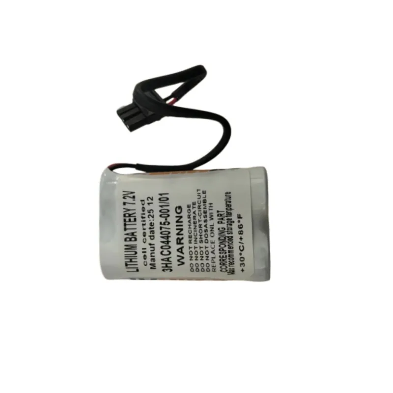 Replacement battery 3HAC044075-001/01 for 7.2V lithium battery robot driven battery New