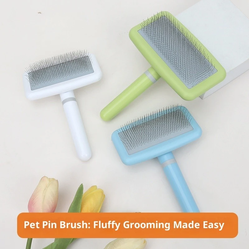 

Pet Grooming Comb for Dogs And Cats Hair Removal Needle Comb Plastic Cat Comb Dog Comb for Beauty And Hair Care