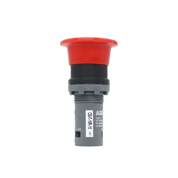 In stock and genuineSpot new ABB emergency stop button CE4T-10R-10 twist release mushroom head original genuine 1NO