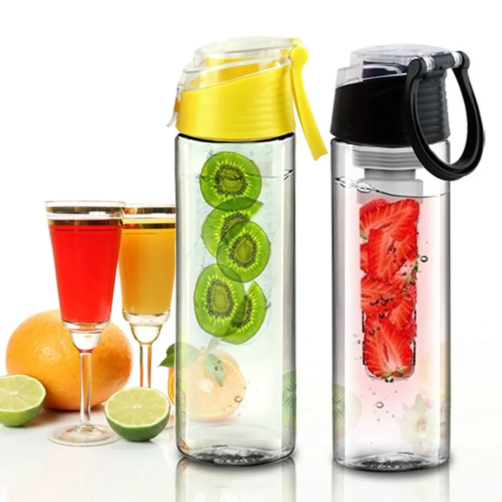 800ml Outdoor Water Bottle Fruit Infuser Portable Durable for Travel Hiking Camping Fruit Infused Bottle Water Infuser Bottles