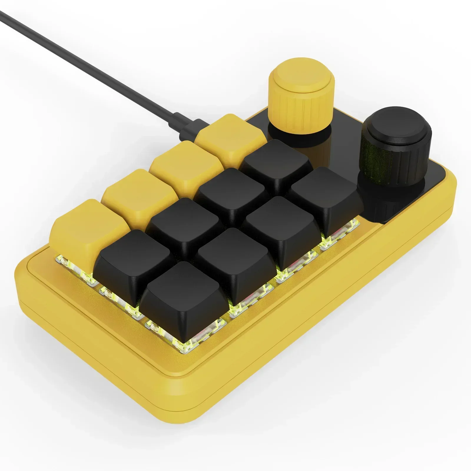 2.4G Wireless Macropad Macro Mechanical Keyboard Custom RGB Mini 2 Knob 12 Keys Programmable Switch DIY Hot Swap Designer Office image 3