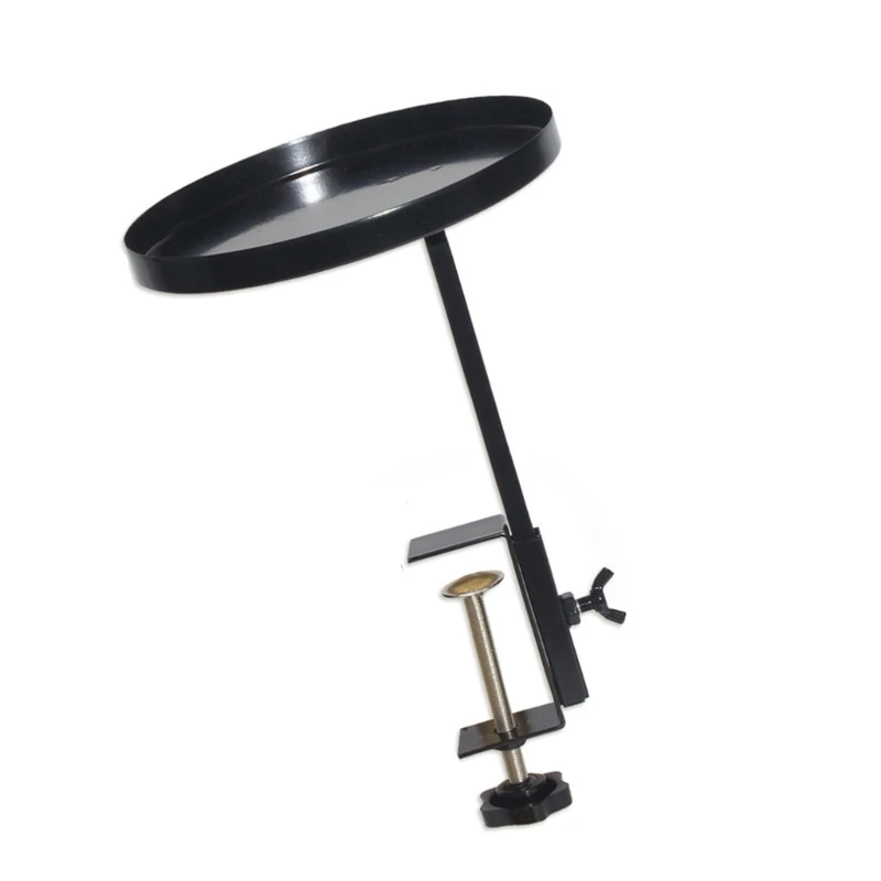 Metal Balcony Tray Platform, Bird Feeder and Flower Pot Holder with Mount Design for Window Display Space
