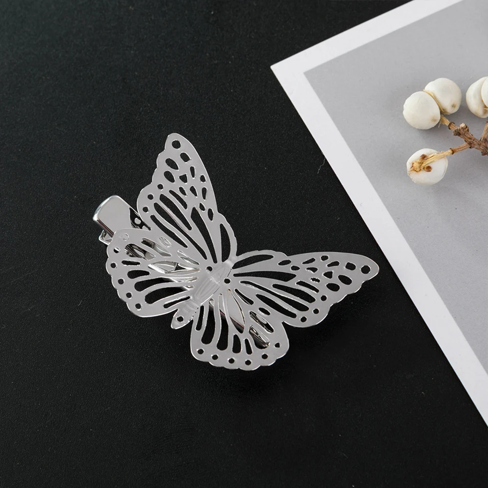 

4Pcs Metal Hairpin Clips Butterflies Modeling Accessories Alloy Women Daily Party Hairstyle Hairpins Headdress