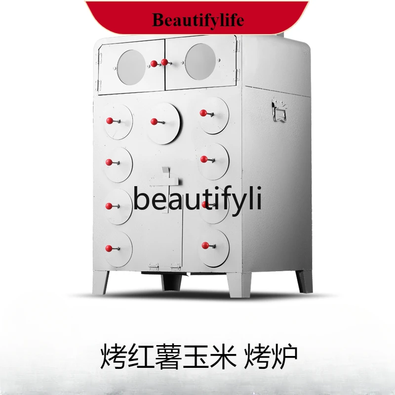 

E132 Street stall roasting sweet potato machine roasting sweet potato corn oven