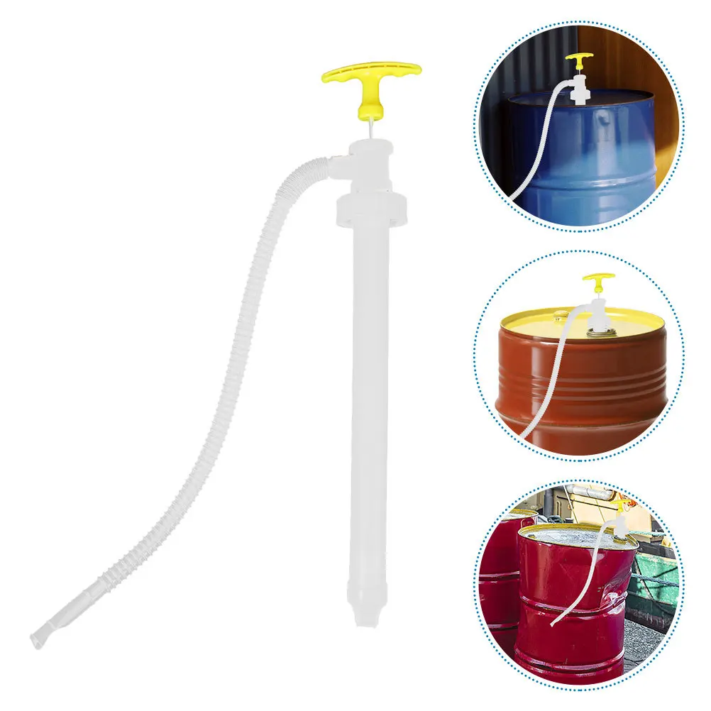 

2Pcs Manual Oil Extractor Pump Plastic Durable Lightweight Portable Fuel Transfer Tool for Drums Transfer