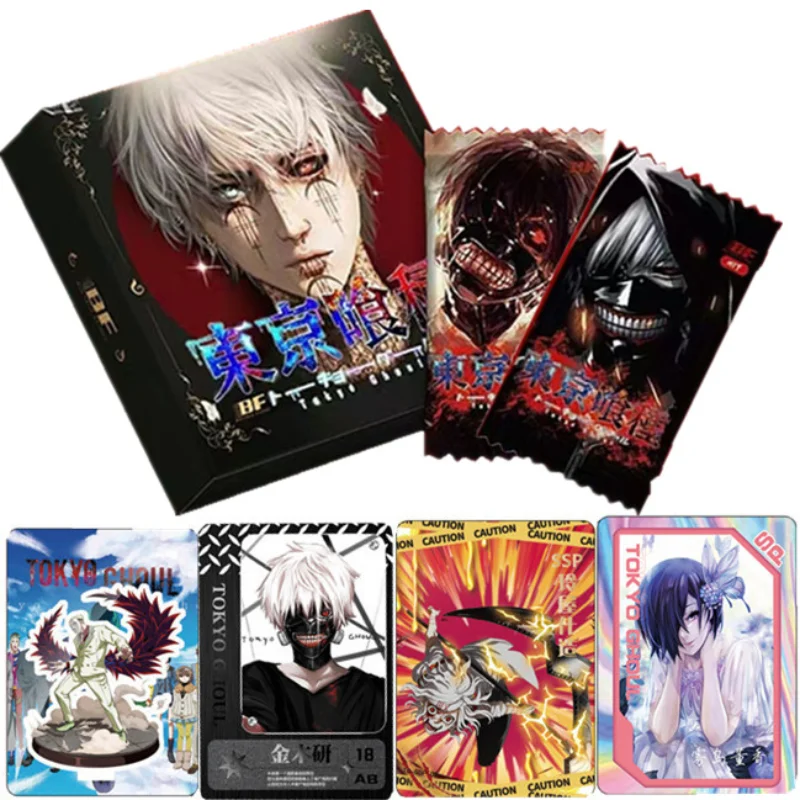 2023 Anime Tokyo Ghoul Series Peripheral Card Box Collection Animation Protagonist Rare Diamond Duke Card Toy For Children Gift