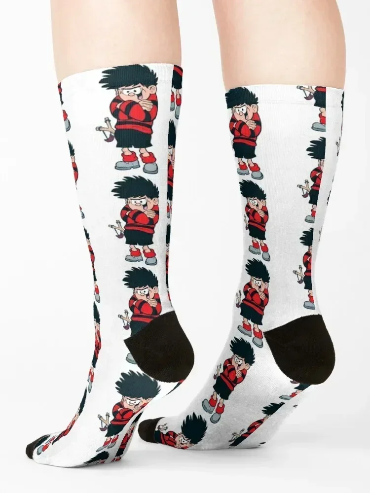 Dennis and Gnasher Socks snow designer Wholesale Running Socks Man Women's