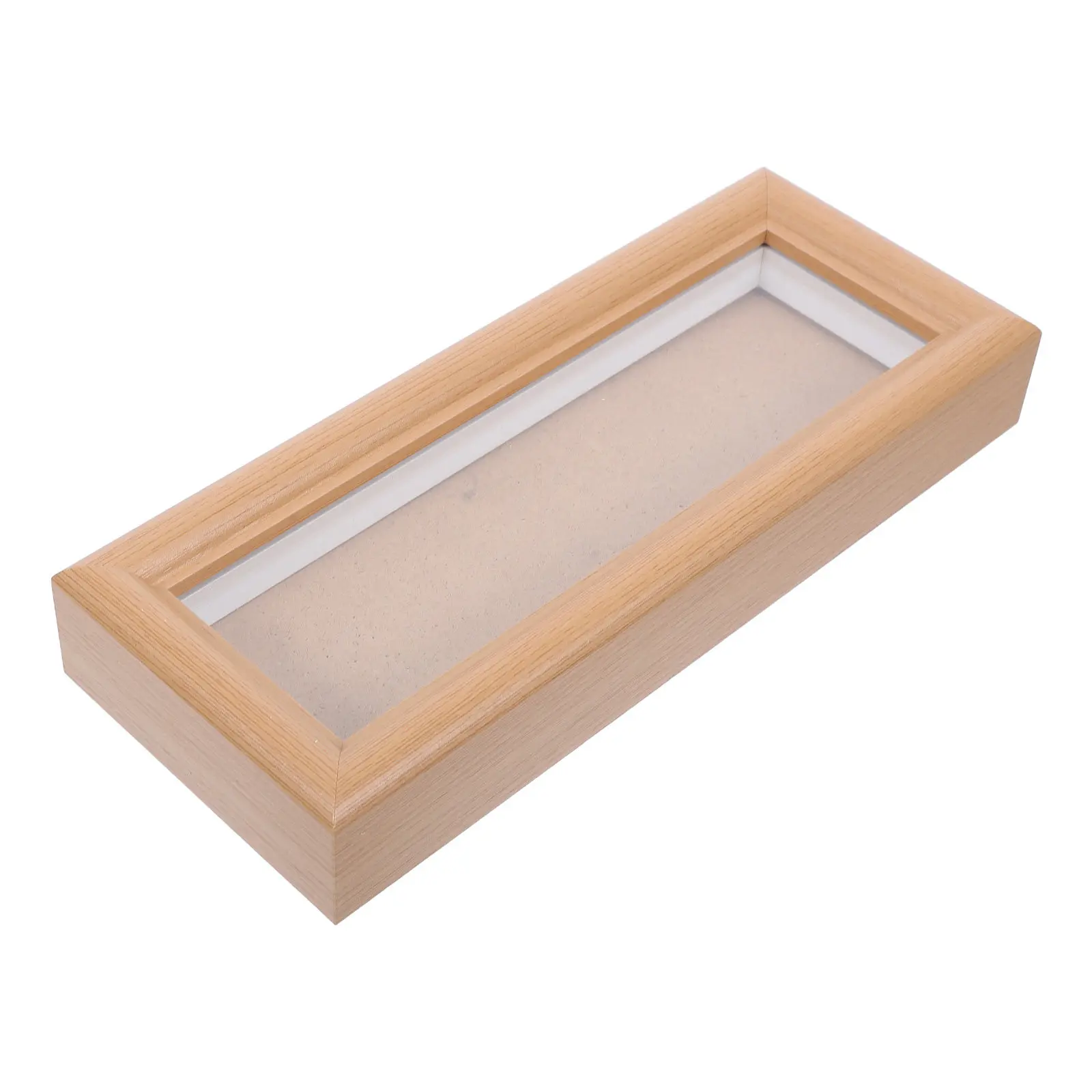 Wood Photo Booth Frames Desktop Film Strip Photo Frame with Stand Vertical Horizontal Collage Pictures Holder for Wedding