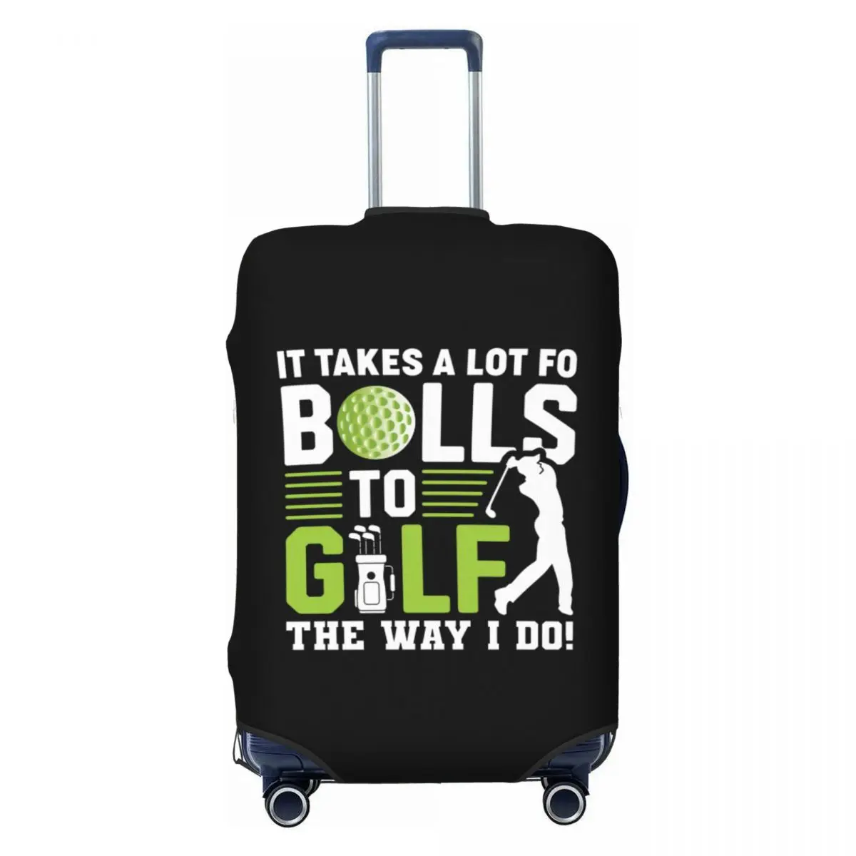 

Custom Golf Quotes Luggage Cover Elastic Travel Suitcase Protective Covers Suit For 18-32 inch