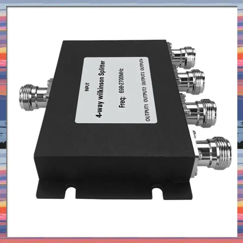 AC18 (مضمون) Gsm 4G Lte W-Cdma FDD مكرر إشارة الهاتف المحمول 4 طريقة Microstrip مقسم الطاقة الفاصل 698-2700Mhz الطاقة Gsm Ante