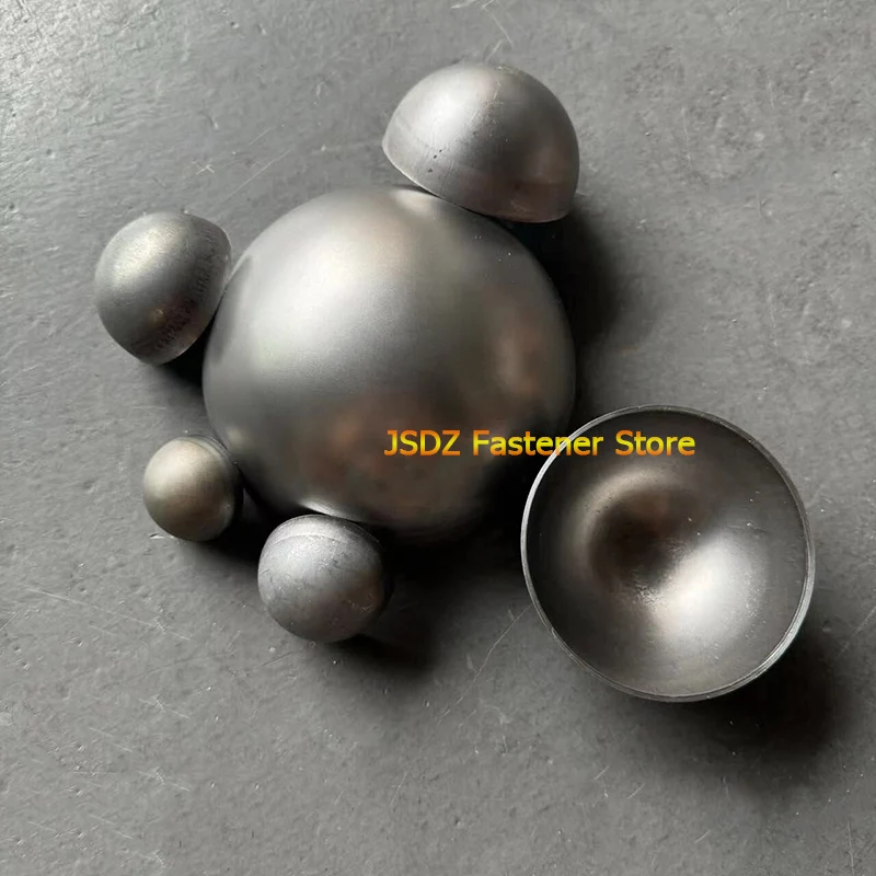 1-10pcs Iron Hollow Hemisphere OD 17-1000mm Semisphere Ironwork Spraying Welding Decoration Sealing