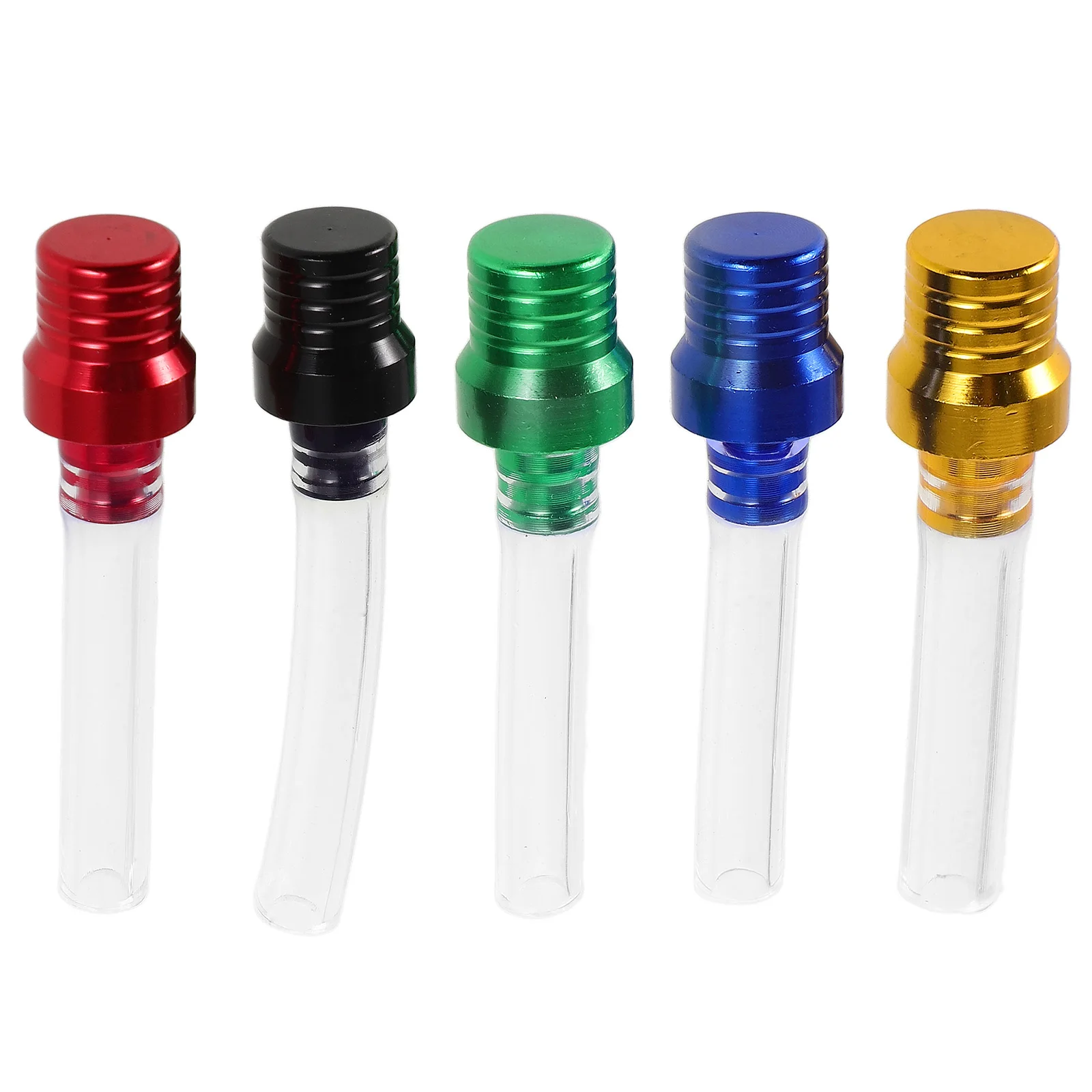 

5pcs Motorcycle Fuel Tank Cap Vent Hose Gas Cover Accessories Aluminum Alloy Valve Tube Gasoline System Parts