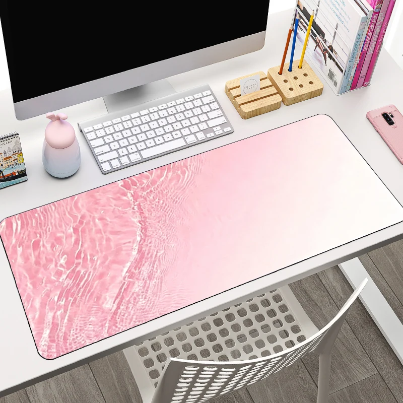 light pink gradient Mouse Pad Designed specifically Pink Artistic Office Desk Mat Notebook Mousepad Large Gaming Keyboard Pad