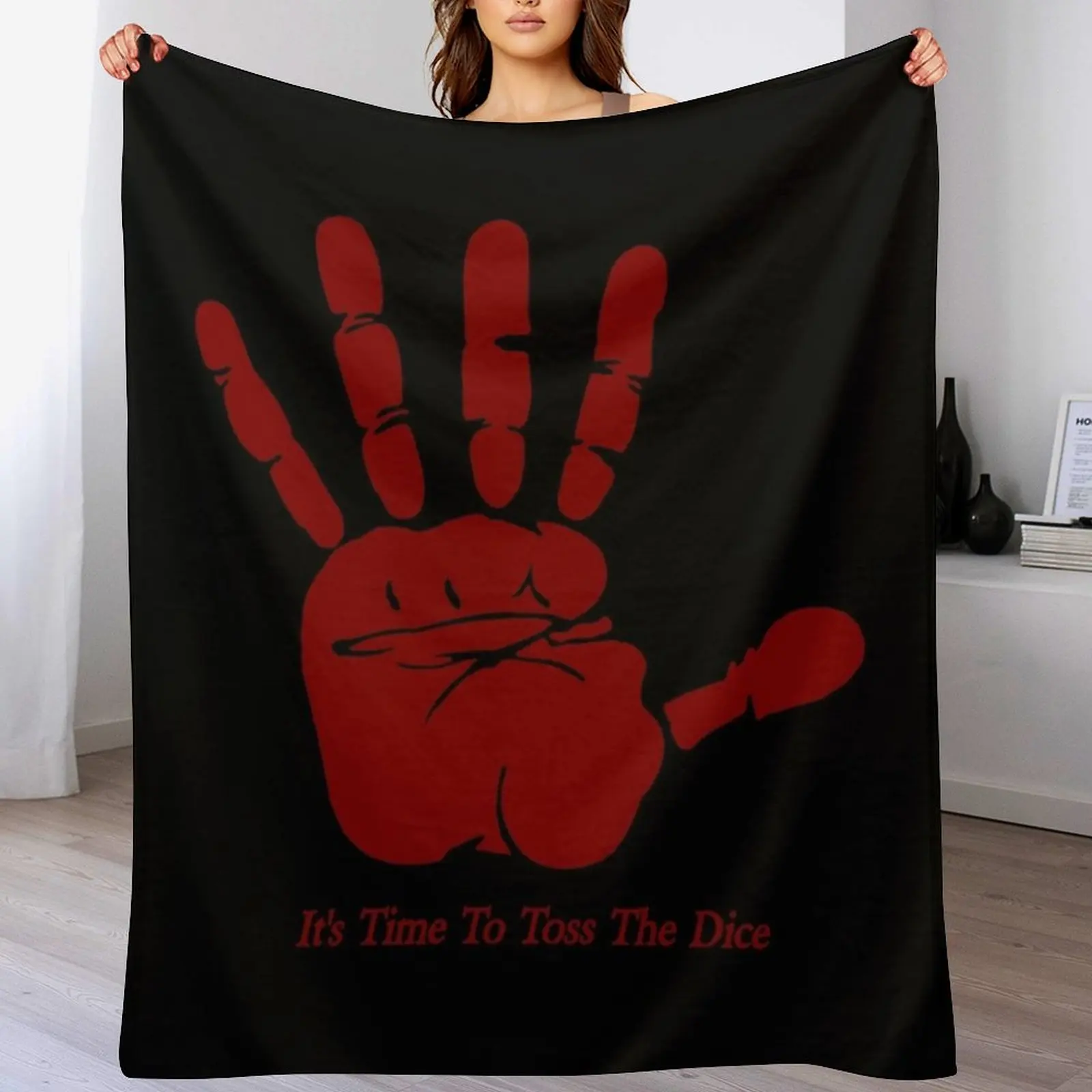 

It's Time To Toss The Dice. Throw Blanket anime Thermal Luxury Brand Large Blankets